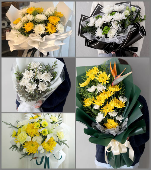 安徽阜阳市太和县大庙集镇黑虎三村白事花束代送